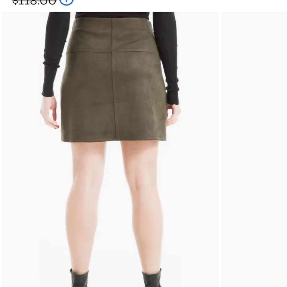 Sophie Max Faux Suede Mini Skirt. Preloved - Picture 2 of 11